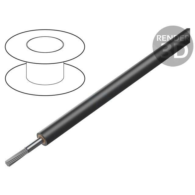 HELU Wire; NSGAFÖU; 1x6mm2; stranded; Cu