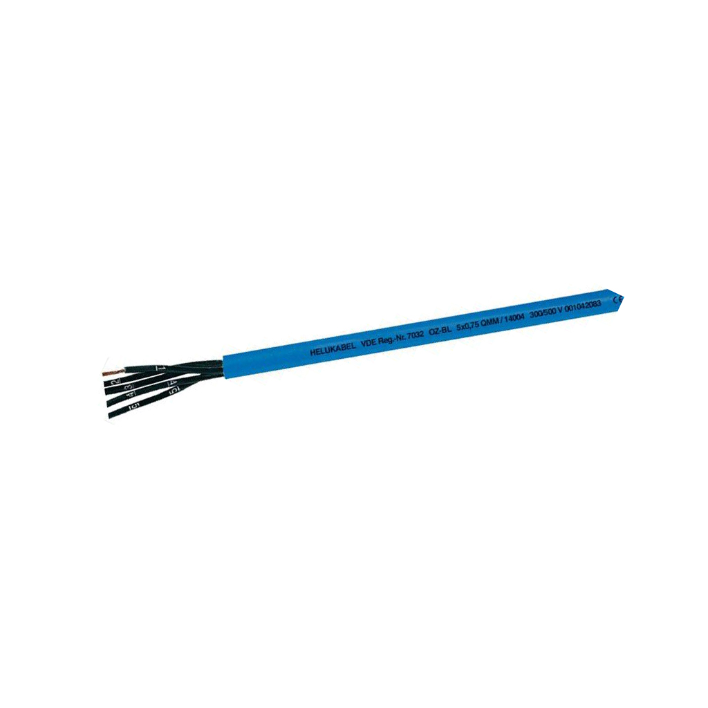 HELU Wire; OZ-BL; OZ; 5x1mm2; unshielded