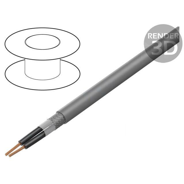 HELU Wire; OZ; F-C-PURö-OZ; 2x1.5mm2