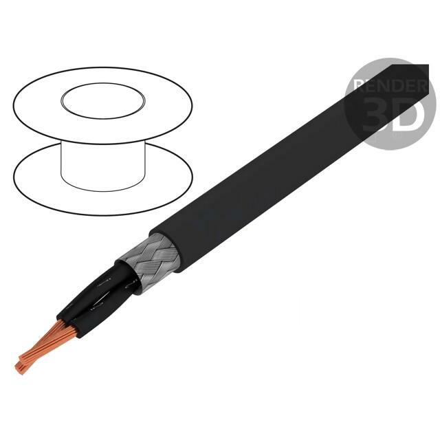 HELU Wire; OZ; OZ-600-Y-CY; 2x2.5mm2