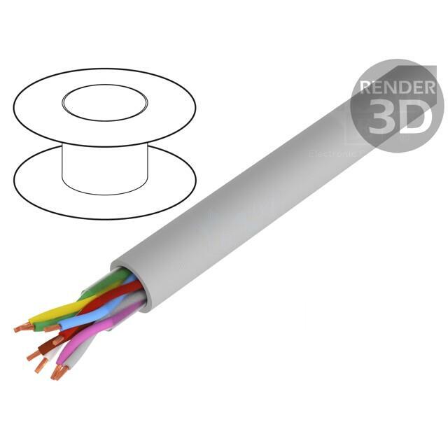 HELU Wire; PAAR-TRONIC; LiYY-P; 2x2x0.5mm2