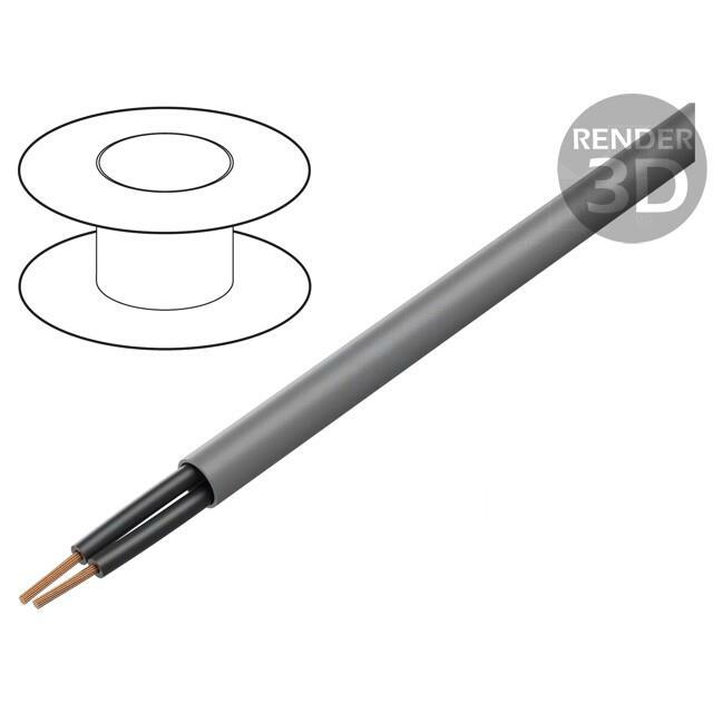 HELU Wire; PURO-OZ; OZ; 2x0.5mm2