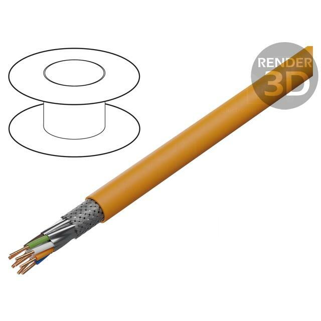 DIGITUS Wire; S/FTP; Cat 7; 4x2x23AWG