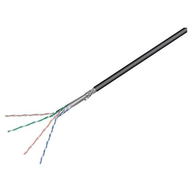 GOOBAY Wire; SF/UTP; Cat 5e; 4x2x24AWG
