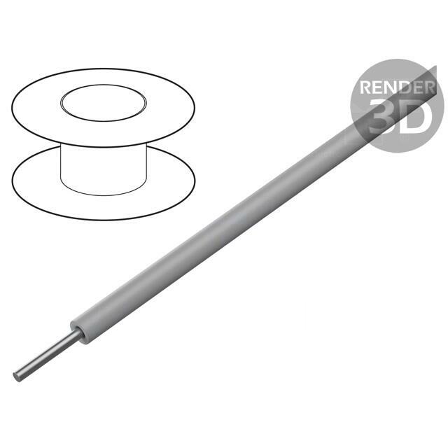 HELU Wire; silicone; SiD; 1x1mm2; wire