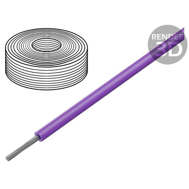 HELU Wire; silicone; SiF; 1x0.25mm2