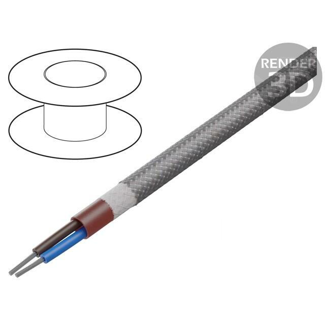 HELU Wire; silicone; SiHF; 2x1mm2; Cu