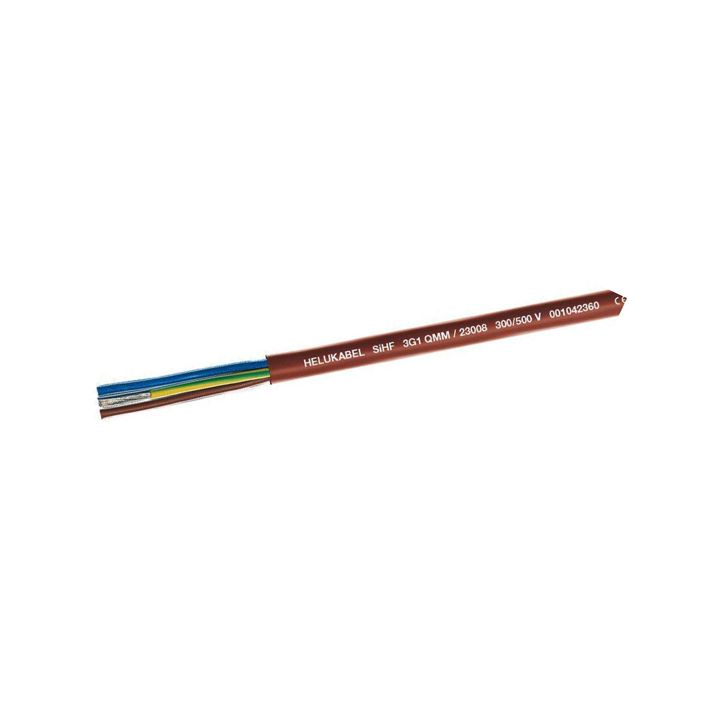 HELU Wire; silicone; SiHF; 2x1mm2; Cu