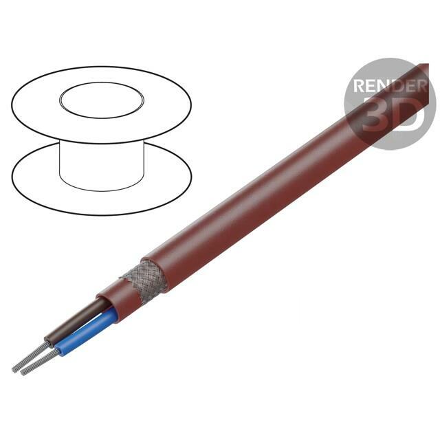 HELU Wire; silicone; SiHF-C-Si; 2x1mm2; Cu