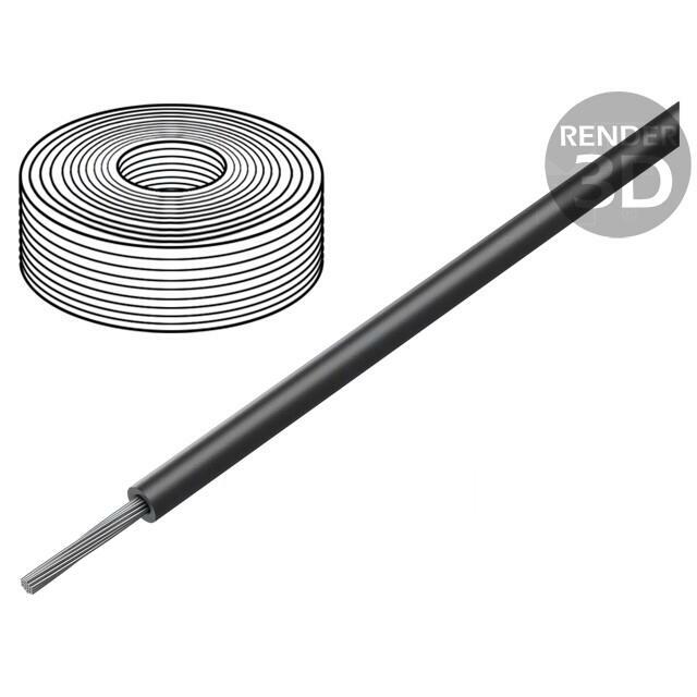 MUELLER ELECTRIC Wire; silicone; stranded; Cu