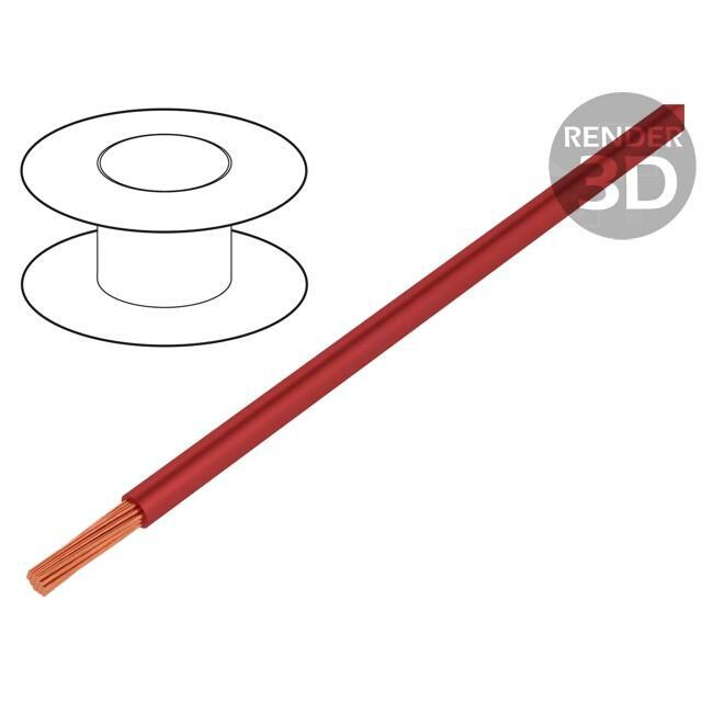 STAUBLI Wire; Silivolt®-1V; 1x0.25mm2; stranded