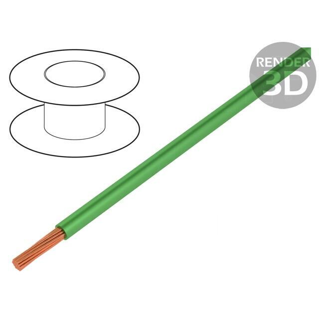 STAUBLI Wire; Silivolt®-2V; 1x0.75mm2; stranded