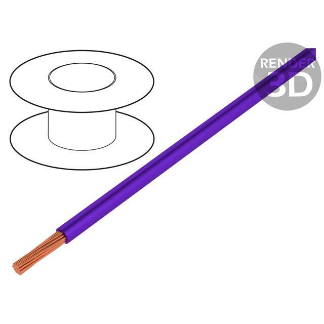 STAUBLI Wire; Silivolt®-2V; 1x0.75mm2; stranded