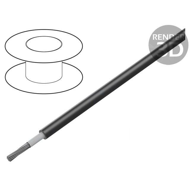 TECHNOKABEL Wire; SOLARTECH-4; stranded; Cu; 4mm2