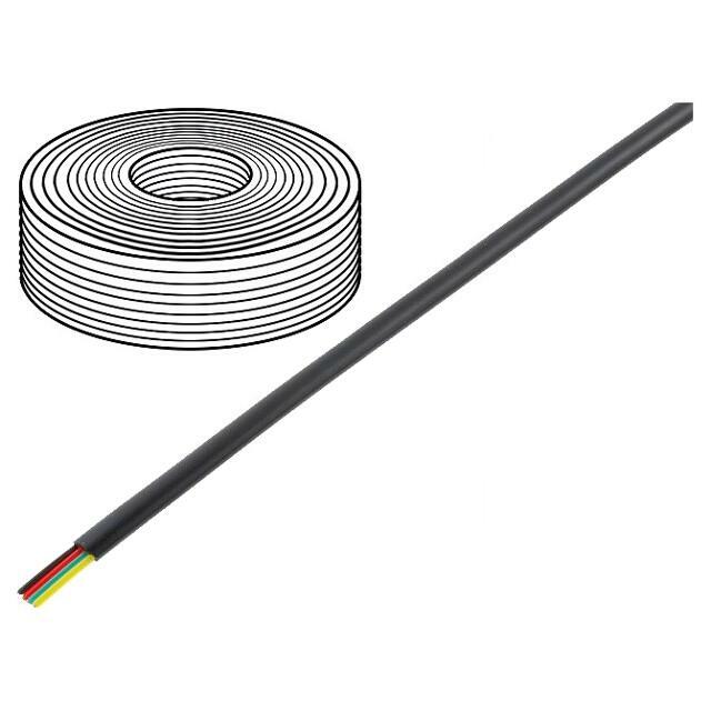 GOOBAY Wire: telecommunication cable; 4x28AWG; stranded