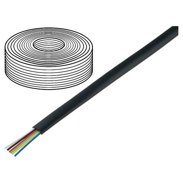 GOOBAY Wire: telecommunication cable; 6x28AWG; stranded