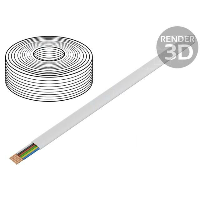 GOOBAY Wire: telecommunication cable; 6x28AWG; stranded