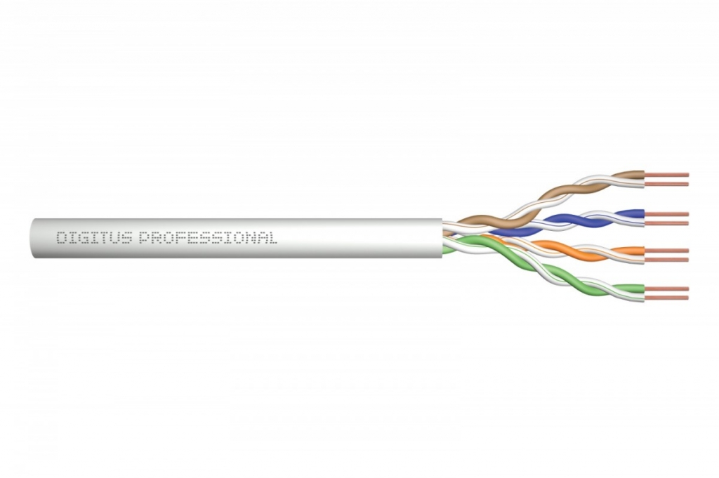 DIGITUS Wire; U/UTP; Cat 5e; 4x2x24AWG