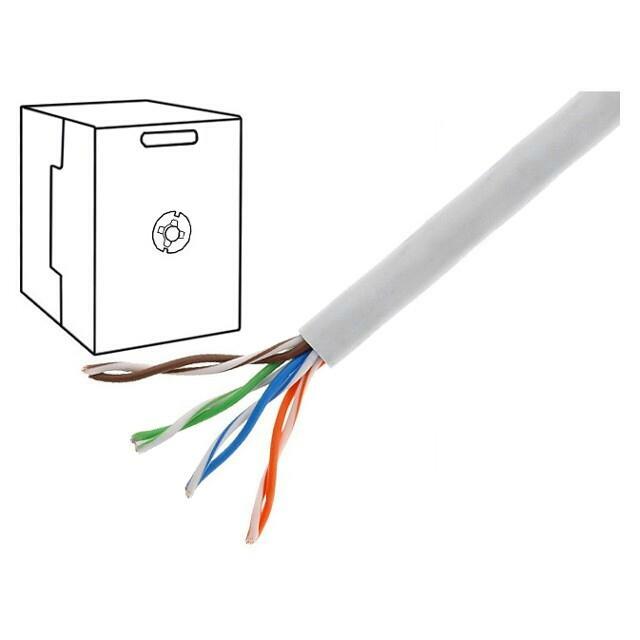 GOOBAY Wire; U/UTP; Cat 5e; 4x2x26AWG