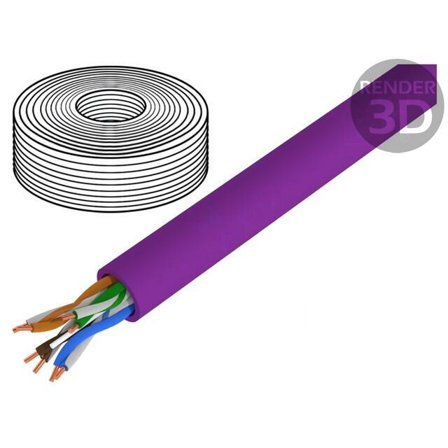 DIGITUS Wire; U/UTP; Cat 6; 4x2x23AWG