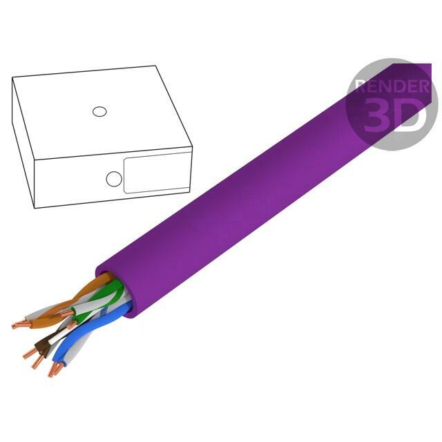 DIGITUS Wire; U/UTP; Cat 6; 4x2x23AWG