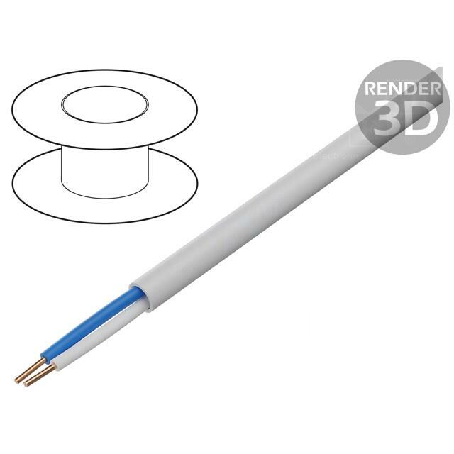 Wire; YTKSY; 1x2x0.5mm; Cu; wire