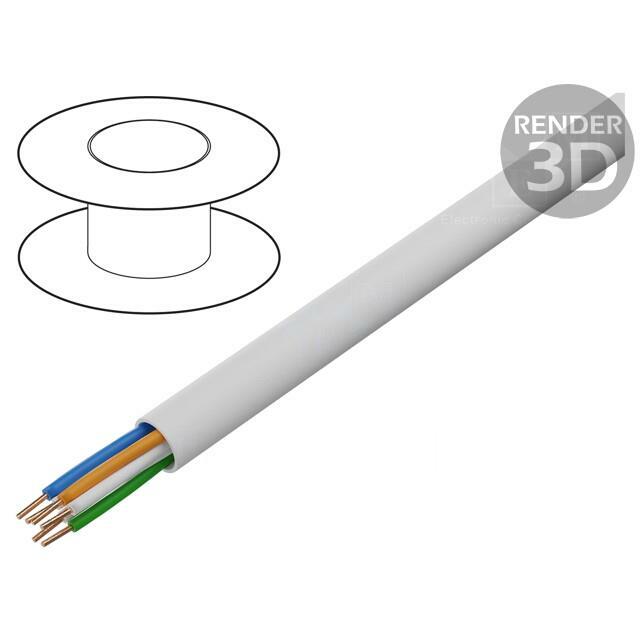 Wire; YTKSY; 3x2x0.5mm; Cu; wire