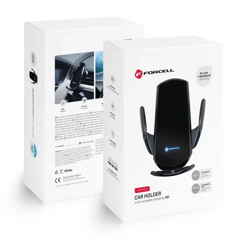 Wireless car phone holder automatic Forcell