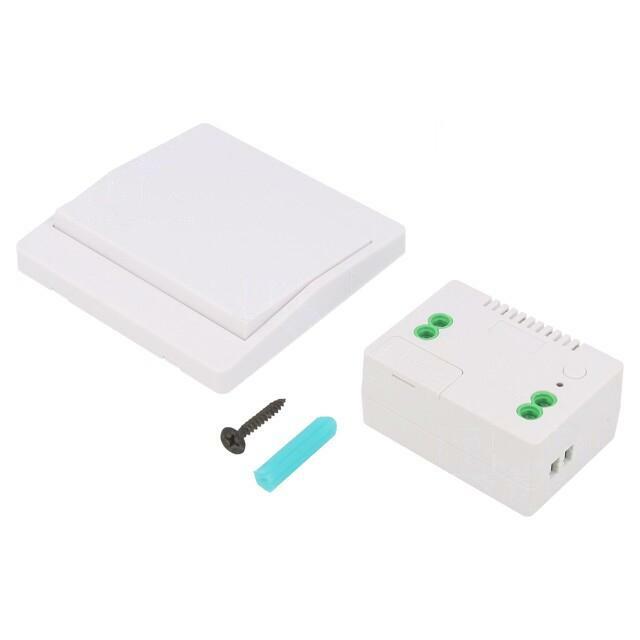 OPTOFLASH Wireless control set; wall mount