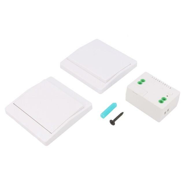 OPTOFLASH Wireless control set; wall mount