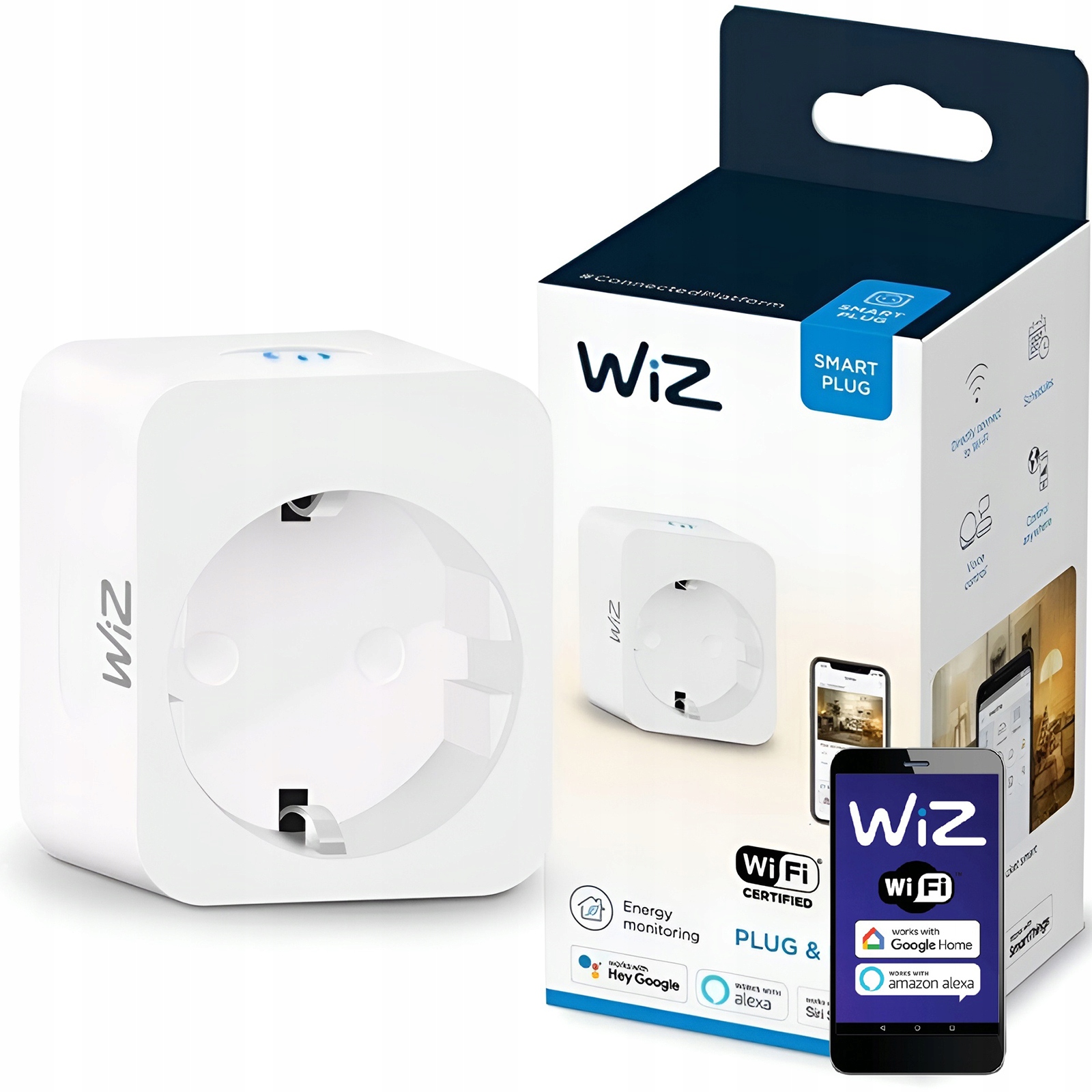 WiZ WiZ viedais spraudnis ar elektroenerģijas