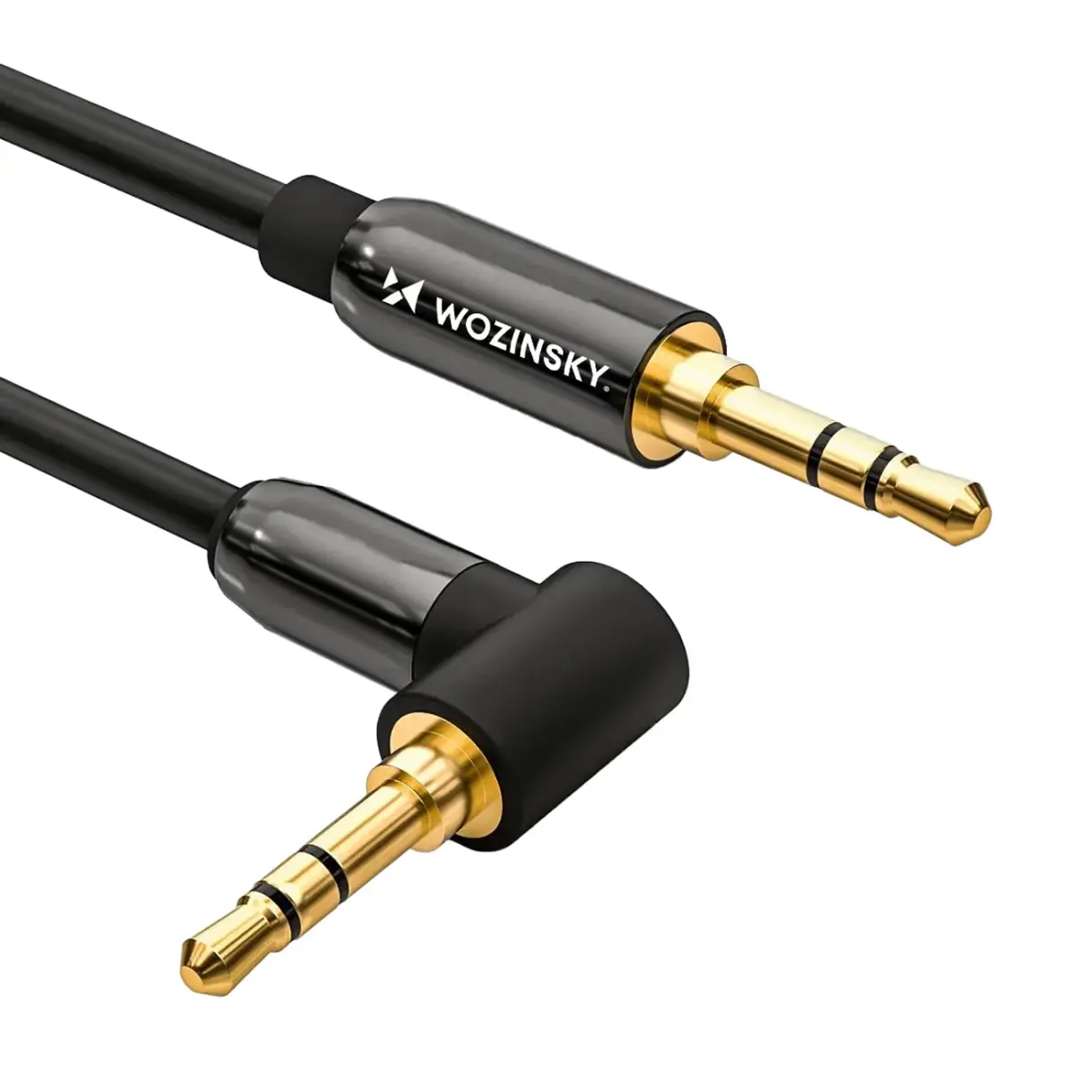Wozinsky AUX cable angled (male-male) mini