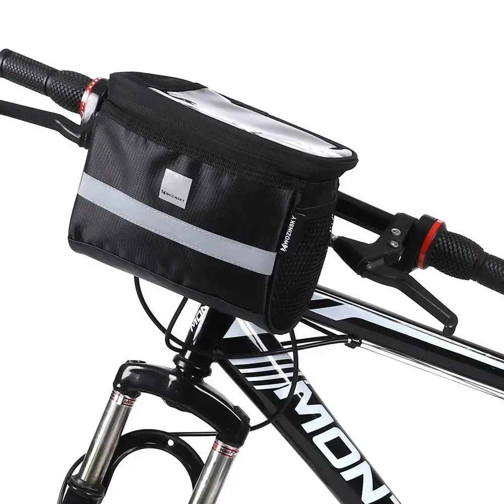 Wozinsky bicycle handlebar bag 2L black