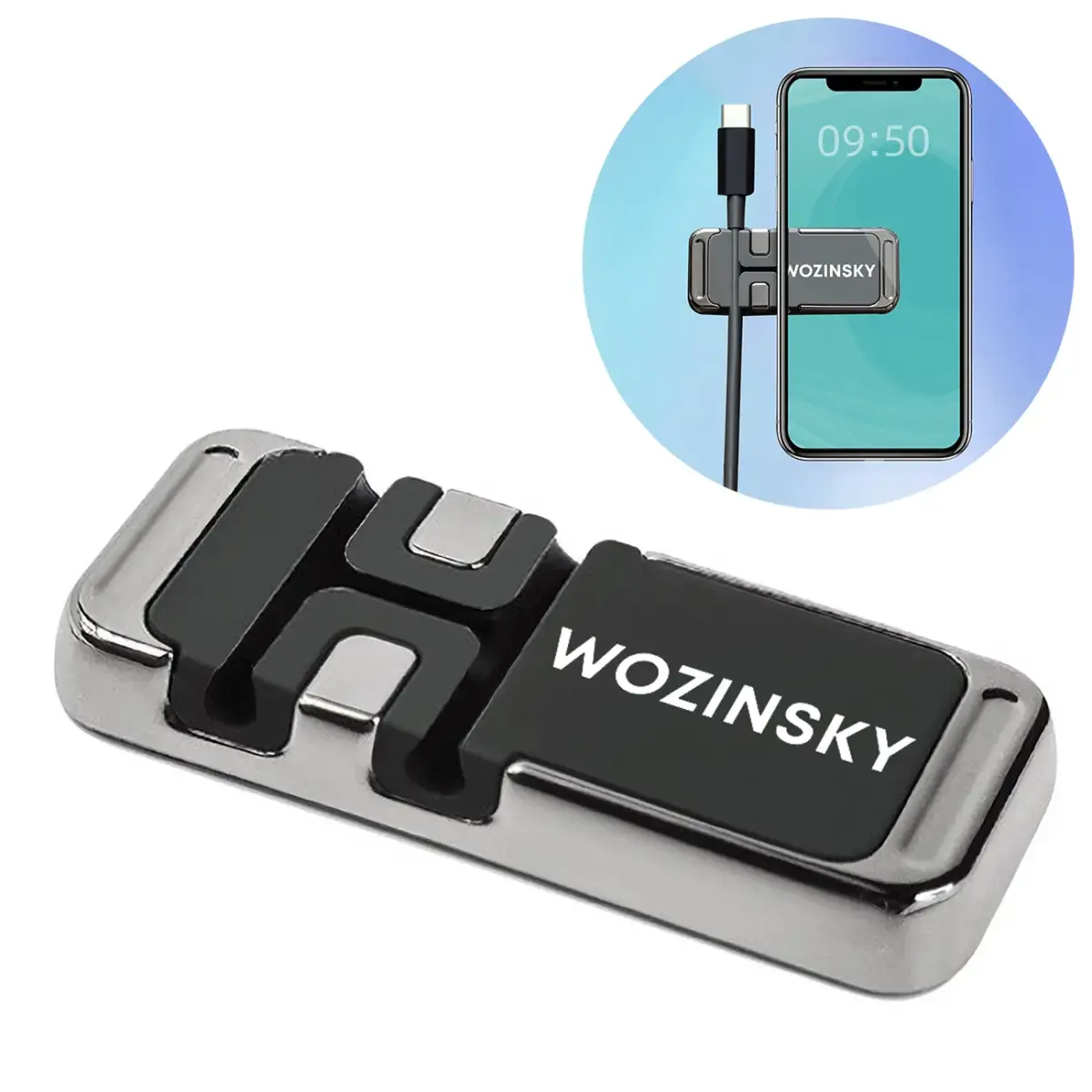 Wozinsky Magnetic Phone Holder with Cable