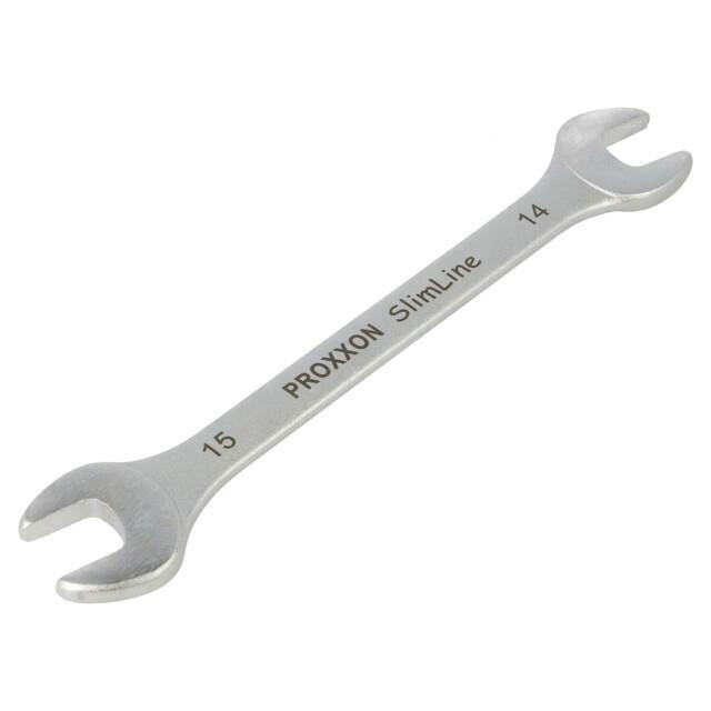 PROXXON Wrench: flat; double-sided; 14mm,15mm