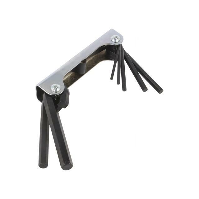 PG TOOLS Wrench: hex key-set; Chrom-vanadium