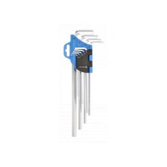 HÖGERT TECHNIK Wrench: hex key-set; Chrom-vanadium