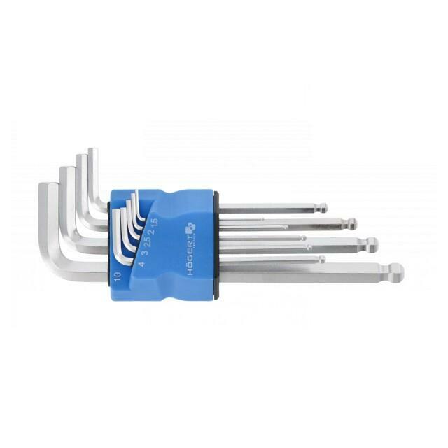 HÖGERT TECHNIK Wrench: hex key-set; spherical