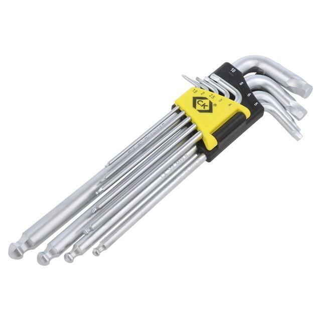 C.K Wrench: hex key-set; spherical