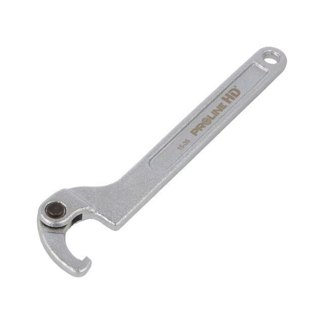 PROLINE Wrench; hook; Chrom-vanadium steel; L: