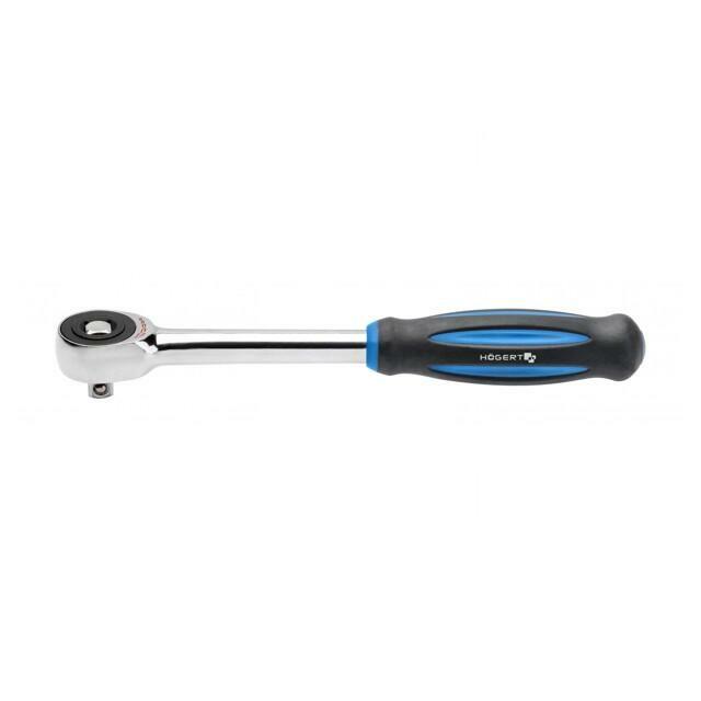 HÖGERT TECHNIK Wrench: rattle; 1/4"; Chrom-molybdenum