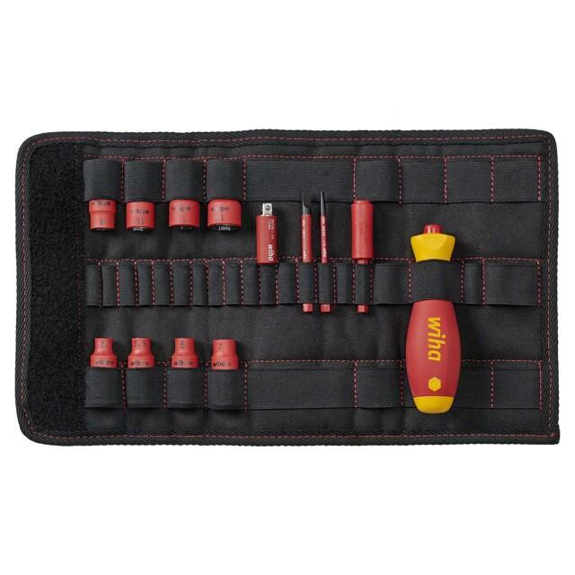 Wrench-set; 6-angles,insulated,socket spanner; steel