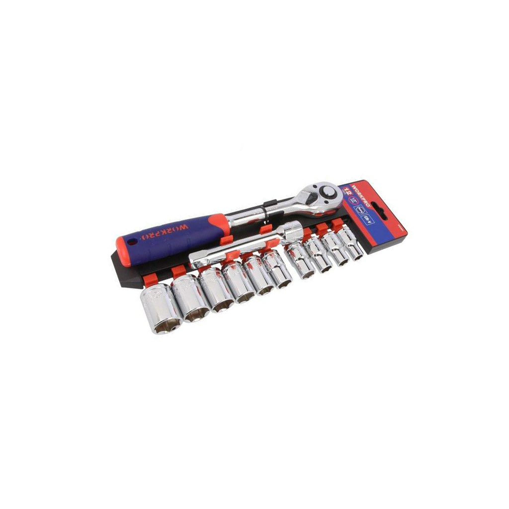 WORKPRO Wrench-set; 6-angles,socket spanner; 12pcs