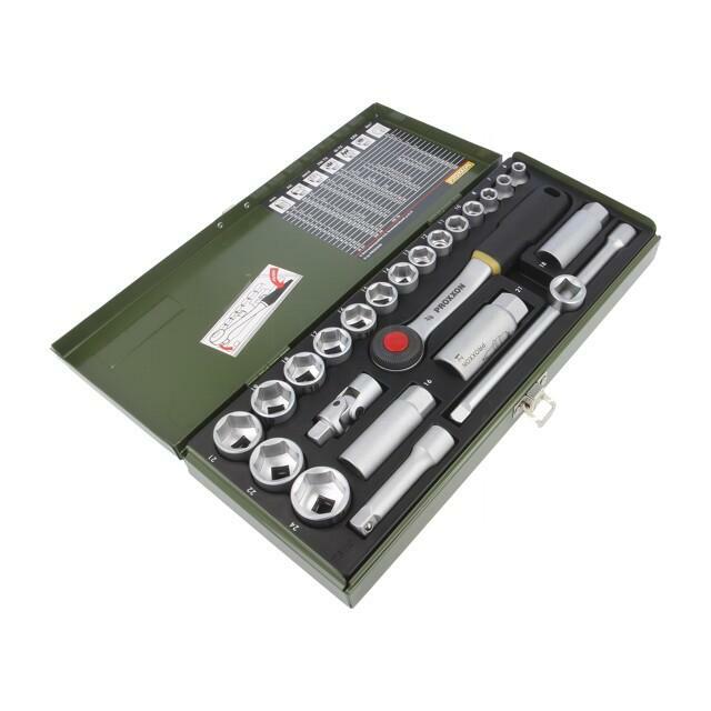PROXXON Wrench-set; 6-angles,socket spanner; 3/8&quot