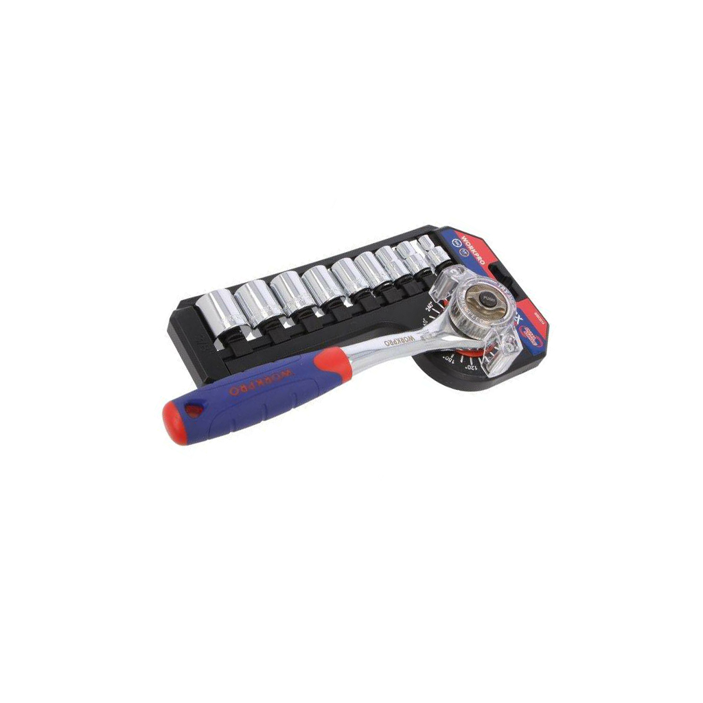 WORKPRO Wrench-set; 6-angles,socket spanner,adjustable