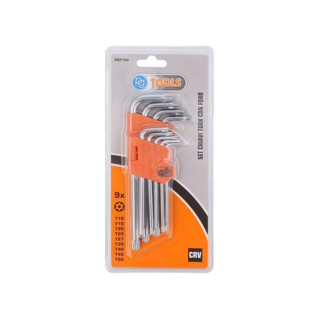 PG TOOLS Wrench: Torx®-set; Chrom-vanadium steel