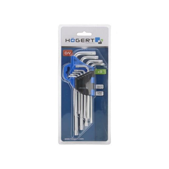 HÖGERT TECHNIK Wrench: Torx®-set; Chrom-vanadium steel