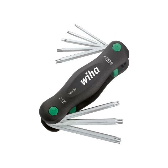 Wrench: Torx®-set; TX9,TX10,TX15,TX20