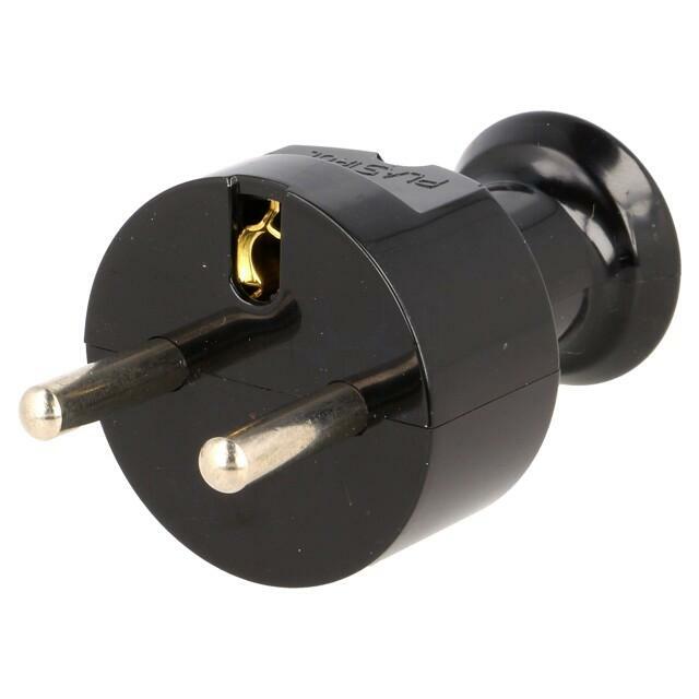 WT-31/BK Connector: AC supply; plug; Pin