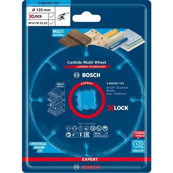 X-LOCK Carbide MultiWheel 125 x 1